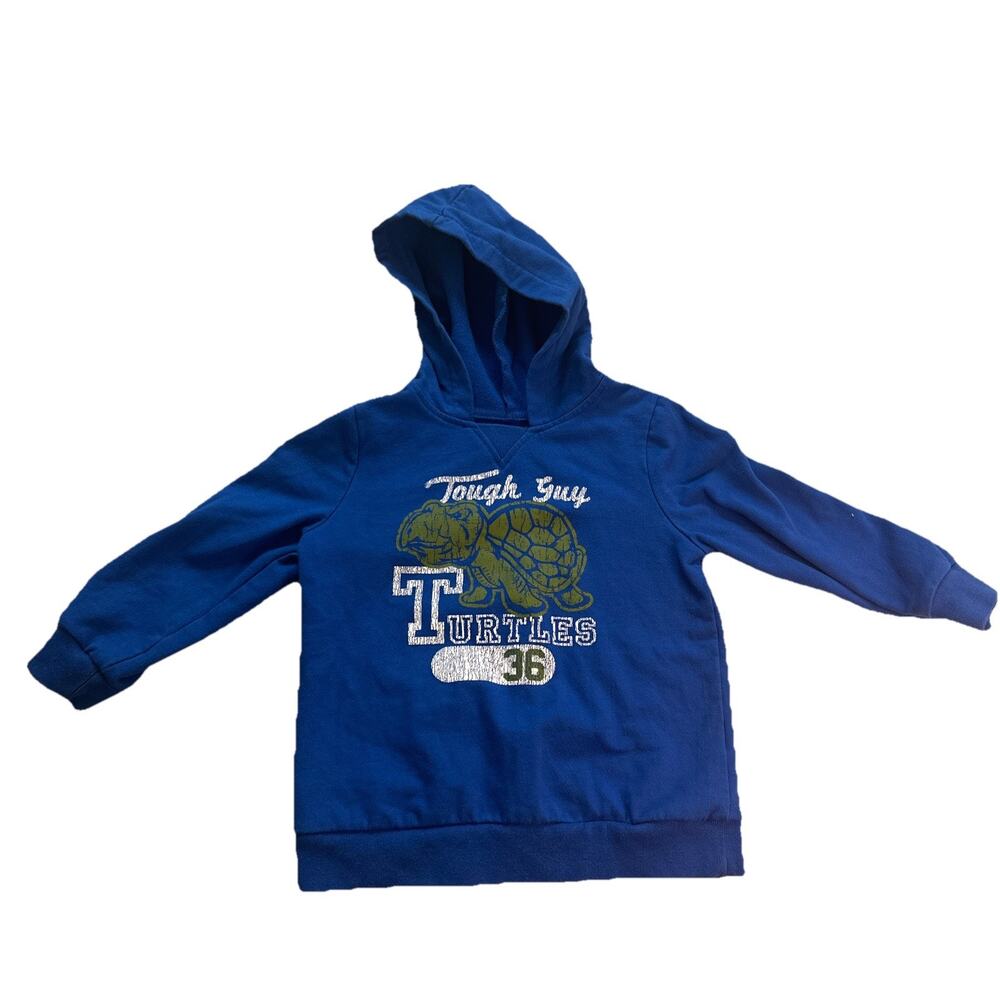 CHILDREN's PLACE Toddler Kid's Blue TurtlesHoodie Size 3T Sweatshirt NICE! FAST!